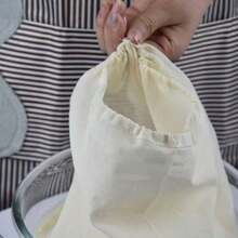 4pcs Reusable Cheesecloth Filter Bags - 4 Sizes, Kitchen Essential - For Filtering, Cooking, Baking, Yogurt, Juice, Wine And Cheese Making - Fabric Filter Bags With Drawstring Closure, Kitchen Essential - View 9