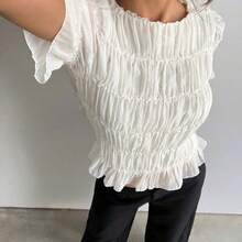 Women Blouses & Shirts - Whole Grain Coffee - View 4