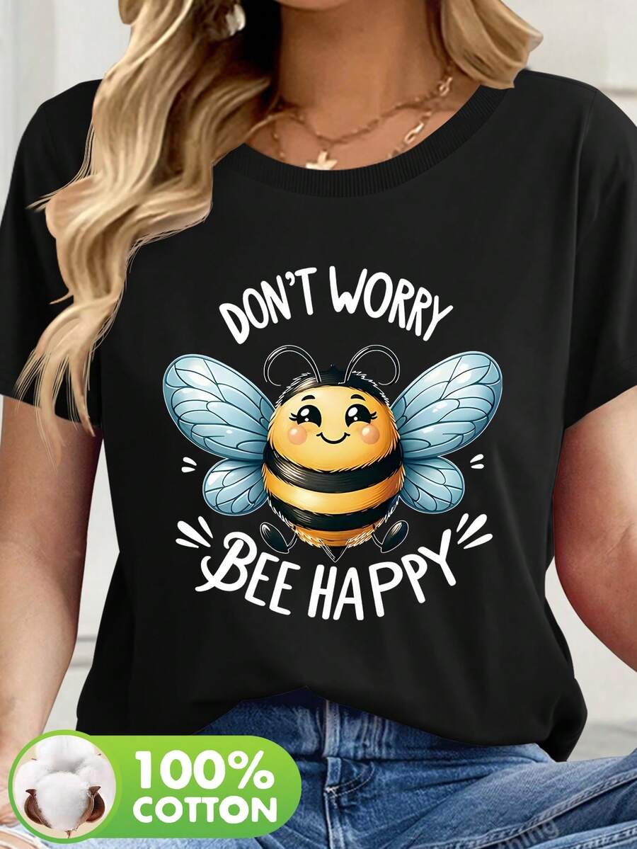 Women T-Shirts - Black - View 1
