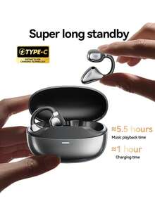 Acer OHR629 Open-Ear Wireless Bluetooth Earbuds, Extra Large Diaphragm, High-Fidelity Bass Sound, No Sound Leakage, Lightweight And Comfortable Wear, Suitable For Sports, Leisure, Office And Multiple Scenarios, Compatible With Android/IOS Systems - View 2