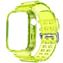 BEIMUSON Funda protectora transparente todo en uno para Apple Watch Ultra, Series 11/10/9/8/7/6/5/4/3, cobertura completa a prueba de golpes, carcasa blanda, ligera y duradera, instalación sin herramientas - Multicolor - Ver 25