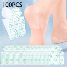 20/50/100pcs Invisible Anti-Moisture Heel Pads - Breathable Cushion Design, Foot Care Insole Patches, Moisturize & Repair Cracked Heels, Skin-Friendly Soft Pads, Protect Heel Health - View 11