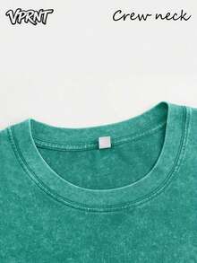 Womens Clothes;Summer Tops100% Cotton VPRNT Men's Distressed Cotton Retro HUK Fishing Colorful Lure Graphic Tee, Loose Casual Crewneck Short Sleeve T-Shirt, Vintage Fishing Gear Style Top - Unisex Women's & Men's Campus Daily Wearsummer OutfitsLong Sleeve Women Sports Tees & Tanks CEDQ - Lake Green - View 3