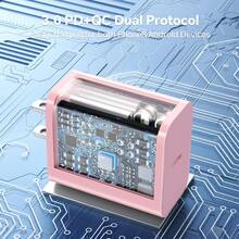 20W PD 快充 USB-C 充電器套組，包含 20W PD 快充適配器 + Type-C 數據線，相容 iPhone 17/16/15，相容 Galaxy S26/S25/S24/S23 及其他 Android 手機，便攜式旅行充電器 - 查看 3