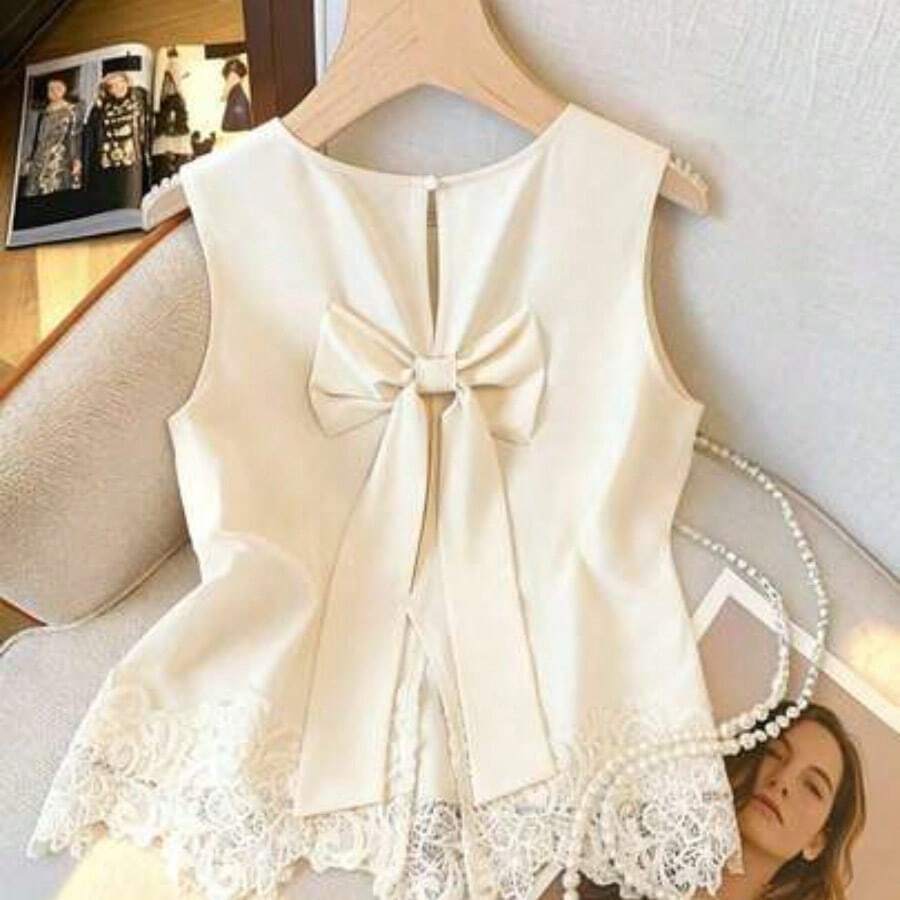 Women Blouses & Shirts - 杏 - 查看 1