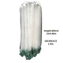1/2PCS Multi-Purpose Nylon Mesh, Multi-Size Fish Net, Single Filament Fishing Net For Freshwater Fishing, Suitable For Lakes, Rivers, Ponds And Outdoor Scenarios, Lightweight And Easy To Deploy - Multicolor - View 6