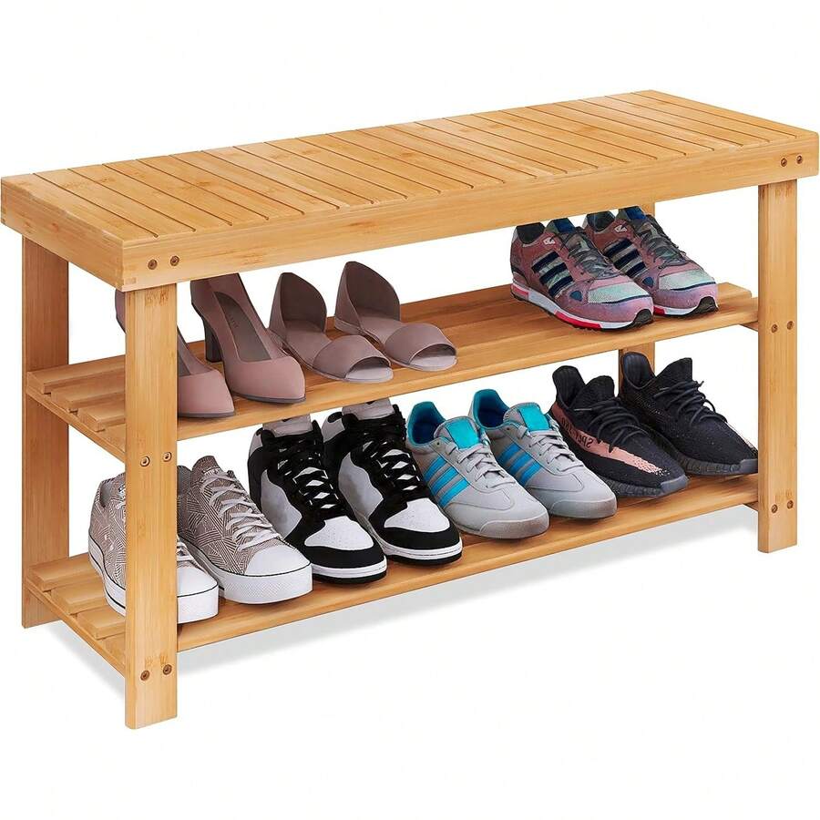 Entryway Shoe Organizers - Natural - 查看 1