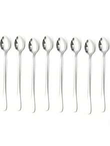 1pc/2pcs/4pcs/6pcs/8pcs Stainless Steel Long Handle Iced Tea Spoon, Coffee Spoon, Ice Cream Stirring Spoon, Kitchen Utensils - View 14