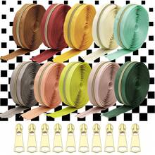 5# 5pcs Metal Zipper With 10pcs Zipper Pulls, Suitable For Home Sewing DIY Zipper Replacement - 5DDY+8P - View 2
