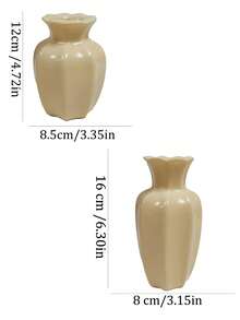 1pc Morandi Geometric Diamond Resin Vase - Minimalist Nordic Style Vase, Suitable For Home Decor, Desktop Decor, Retro Decor, Bohemian Style Decor, Unique Gift, Dining Table Centerpiece, Housewarming Gift - New Model - View 4