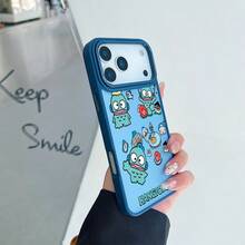 SANRIO スマホケース滑り止め落下防止for苹果16ProMax/16Plus/16Pro/16/15ProMax/15Plus/15Pro/15/14ProMax/14Plus/14Pro/14/16E/13ProMax/13Pro/13/12ProMax/12Pro/12/11ProMax/11耐衝撃はんとうめい滑り止め - 橙色 - チェックする 6