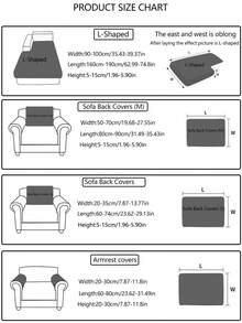 1 tấm bọc ghế sofa co giãn, chống trượt, phủ toàn bộ bề mặt, dùng được cả bốn mùa, chất liệu vải dày dặn, có thể giặt máy, chống bụi, thân thiện với thú cưng, có thể điều chỉnh kích thước phù hợp cho phòng ngủ, văn phòng, phòng khách, ghế sofa hình chữ L và ghế sofa 1/2/3/4 chỗ ngồi. - Màu Xám nhạt - Xem 4