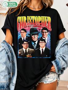 Vintage Christopher Reeve T-Shirt, Retro Film Tribute Tee, Unisex Graphic 90s Style T-Shirt For Fans And Collectors - Black - View 6