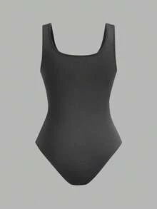 Set de 4 piezas de body ajustado de mujer de varios colores, adecuado para usar de manera casual en verano - Multicolor 4 - Ver 8