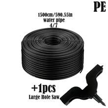 10米-30米花园浇水软管，4/7毫米PVC微灌管，1/4英寸直径，滴灌系统喷灌管，适用于温室、盆景等，也适用于家庭、庭院、草坪、景观、露台、植物、花卉，带打孔器 - 彩色 - 查看 12