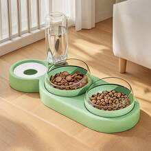 Pet Bowls, Automatic Dog/Cat Feeder & Water Dispenser, Large Capacity Pet Bowls - 500ml - View 6