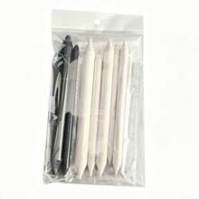 8pcs Sketching Drawing Detail Blending Stumps, Art Mixed Sponge Brushes, Highlight Art Blending Stumps, Sponge Brush Paper Pencil Set - Sets - View 7