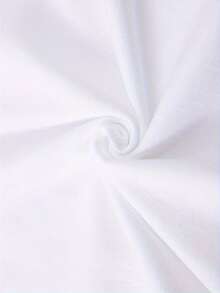 Camiseta manga corta cuello redondo 100% algodón, estampado trendy, tejido ligero y ventilado, estilo moda casual, apta para vida diaria, salidas informales y citas en primavera, verano y otoño - Blanco 1 - Ver 5