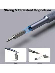 25-In-1 Mini Precision Screwdriver Set, Professional Magnetic Tiny Repair Tool Kit For Phones, Computers, Watches, Doorbells, Glasses, Electronics [Bearing Steel] Screwdrivers - 45+1 - View 8