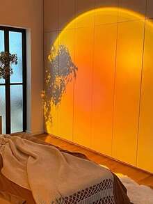 16-Color Sunset Projection Lamp, USB Powered, Bedroom Atmosphere Decor Light, Photo Backdrop Lamp, Holiday Gift Night Light - cahaya polikromatik - View 5
