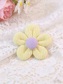 10pcs Padded Flower Decorations, Creative Floral Shapes, Garment Accessories, For DIY, Wedding Decor - Cotton-filled Flowers - View 16