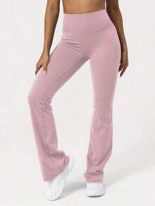 2026 Sodalemon Women's Black Slim Fit Flared Yoga Sweatpants For Spring - 羅莎 - 查看 7