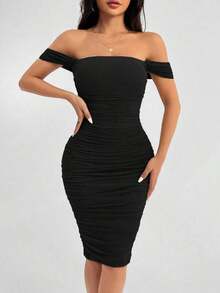 PETITE Vestido verde ropa barata de primavera y verano, vestido de verano, vestido de primavera, vestido de tonos pastel, vestido para la playa, vestido largo de playa, vestido largo de verano para mujeres - Negro - Ver 3