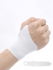 1pc Lightweight Breathable Wrist Brace, Compression Wrist Support For Tendinitis, Sprain Prevention, Mouse Hand Fatigue, Adjustable Wrist Protector - A - View 15