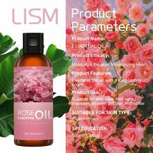 LISM 100/30ml 玫瑰精油，適用於擴香機、蠟燭與空氣淨化器，清新空氣，婚禮與情人節旅行必備，除臭舒壓，持久車用香氛，理想禮物 - 玫瑰精油 - 查看 2