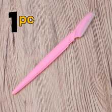 Mikinona 30pcs Portable Eyebrow Trimmer Makeup Tools, Stainless Steel Lightweight Non-Slip Handle, Travel Size - Pink - View 8