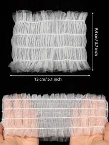 1/25/50pcs Disposable SPA Headbands - Soft Non-Elastic Facial Care Headbands, Suitable For Women, No Preservatives, Light Beige Color, Suitable For Sauna, Facial Cleansing, Skincare And Makeup, White, Beauty Essential, Comfortable And Durable, Beauty Accessories, Ideal Choice For Beauty Enthusiasts - A - View 4