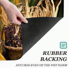 1 tấm lót thoát nước/thảm thấm hút/thảm phơi khô in hình bắp ngô dùng cho máy pha cà phê, bát đĩa - Tấm lót bảo vệ mặt bàn bằng polyester thấm hút tốt với miếng đệm cao su chống trượt, dùng để trang trí quầy bếp, quầy bar gia đình và bàn ăn. - Nhiều màu - Xem 9
