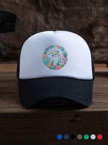 1pc Men's Leopard Print Half Outdoor Sports Animal Street Polyester Decorative Soft Top Baseball Cap, Unisex Visor Hat, Suitable For Spring, Summer, Autumn, Winter - A - View 6