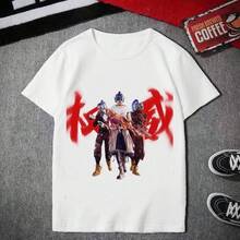 Éxito de  del verano de 2026: camisetas unisex de manga corta para estudiantes, de estilo élite, con estampado de influencer, temática de la paz y  autorizada. - Negro - Ver 4