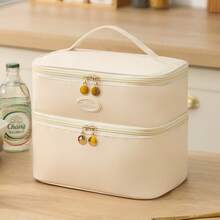 Mehrstöckige isolierte Lunch-Tasche, wasserdichte und auslaufsichere Thermotasche für Büro und täglichen Gebrauch, tragbare Lunchbox-Aufbewahrung - Verschiedenfarbig - Übersicht 12