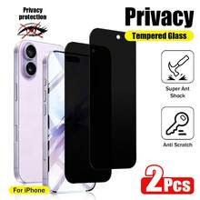 2pcs/Set 28 Degree Privacy Anti-Peeping Tempered Glass Screen Protector Compatible With IPhone 17 Pro Max/17 Air/16 Pro Max/16 Plus/15 Pro Max/15 Plus/14 Pro Max/14 Plus/13 Pro Max/13/12 Pro Max/12/11 Pro Max/11/XS Max/XR/XS/X/8 Plus/8/7 Plus/7 Series Full Screen - Black - View 25
