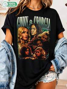 Ginny & Georgia TV Series Graphic T-Shirt – Mother-Daughter Comedy Drama T-Shirt – Small Town Story Inspired Merchandise – Gift For A Fan Or Friend - Black - View 1