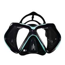 Diving Mask - أزرق بحيرة أسود - مشاهدة 3