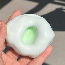 1pc Soft Mochi Squeeze Toy, Stress Relief Squeeze Experience, Wrapped In Thin Ice Skin, Plastic Mochi Texture, Perfect For Office, Party, April Fools' Day Gift (No Need For Needles) - A - View 6