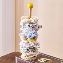 Wooden Hair Tie Organizer Rack, High-Quality Hair Accessories Display Stand For Scrunchies, Hair Clips, Hair Claw - Multicolor - View 6