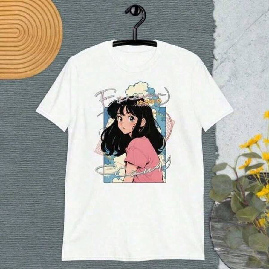 1 Camiseta informal de cuello redondo de algodón para mujer Camiseta deportiva para mujer Camiseta para hombre Camiseta para parejas Regalo de San Valentín Regalo de cumpleaños Regalo de Navidad Camiseta unisex Transpirable, suave, para deportes al aire libre, manga corta, apta para todas las estaciones, 100 % algodón puro. - Blanco - Ver 1