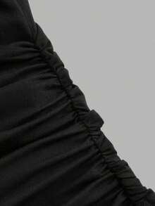 LUNE 3 piezas Blusas casuales de mujer con pliegues y parches de colores, uso versátil para el día a día - Multicolor 5 - Ver 7