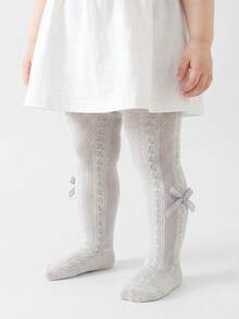 2 Stücke Baby/Kleinkind Leggings Mädchen Sommer Netzstrumpfhosen - leicht, elastisch & kühl für heiße Wetter Kinder Sommer Strumpfhosen, weiches Mesh - Verschiedenfarbig - Übersicht 4