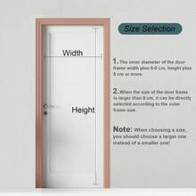 Puerta Mosquitera Autoadhesiva Magnética, Fácil Instalación Sin Perforar, Ventilada y Transparente, para Puertas de 90/100cm x 210cm, 3 Colores Disponibles - Negro - Ver 6