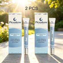 2 PCS Plexaderm Rapid Reduction Eye Serum - Visibly Reduces Under-Eye Bags, Wrinkles, Dark Circles, Fine Lines & Crow's Feet Instantly, Anti Aging Wrinkle Remover For Face, Full Size Tube Skin Care - Retinol - 查看 1
