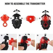 Two-Way Gyro Launcher, 5-Piece Set Five PY7J - Five Colors - View 6