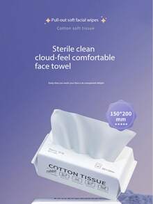 Khăn mặt dùng một lần bằng cotton mềm mại, dày dặn, sạch sẽ, dùng để tẩy trang, dịu nhẹ cho da nhạy cảm, phụ nữ mang thai, dùng hàng ngày tại nhà hoặc khi đi du lịch. - Khăn mặt dùng một lần - Xem 5