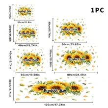 1pc Sunflower & Bee Pattern Absorbent Drying Mat, Suitable For Cafes And Home Use, Multi-Purpose Drainage Pad, Household Gift, Tabletop Decor - XYLSD-359 - View 16