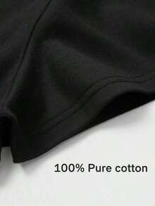 Camiseta deportiva de manga corta con cuello redondo y estampado de letras en español para primavera, verano y otoño, sencilla y elegante, camiseta casual para mujer. - Negro - Ver 4