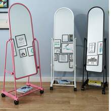 Princess Style Full Length Mirror For Photo Shooting, Room Decor, OOTD, Shatterproof Glass, Floor Standing Large Mirror - 1PC - View 11